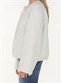 JACK CROPPED GATHERED BOMBER