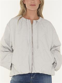 JACK CROPPED GATHERED BOMBER