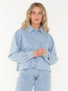 JACK SCRATCHED DENIM BLOUSE
