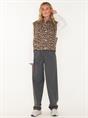 JACK SLEEVELESS LEOPARD DENIM