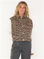 JACK SLEEVELESS LEOPARD DENIM