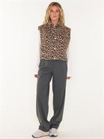 JACK SLEEVELESS LEOPARD DENIM