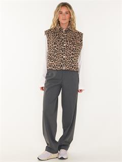JACK SLEEVELESS LEOPARD DENIM