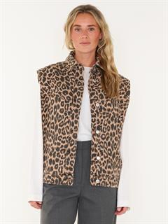 JACK SLEEVELESS LEOPARD DENIM