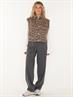 JACK SLEEVELESS LEOPARD DENIM