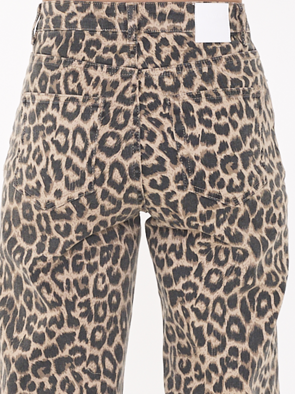 JEANS BARREL FIT LEOPARD