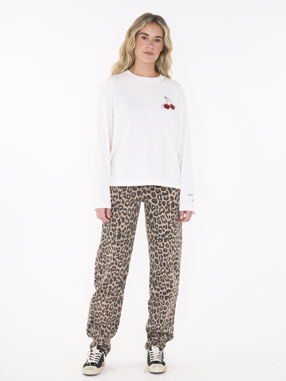 JEANS BARREL FIT LEOPARD