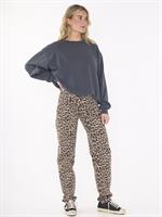 JEANS BARREL FIT LEOPARD