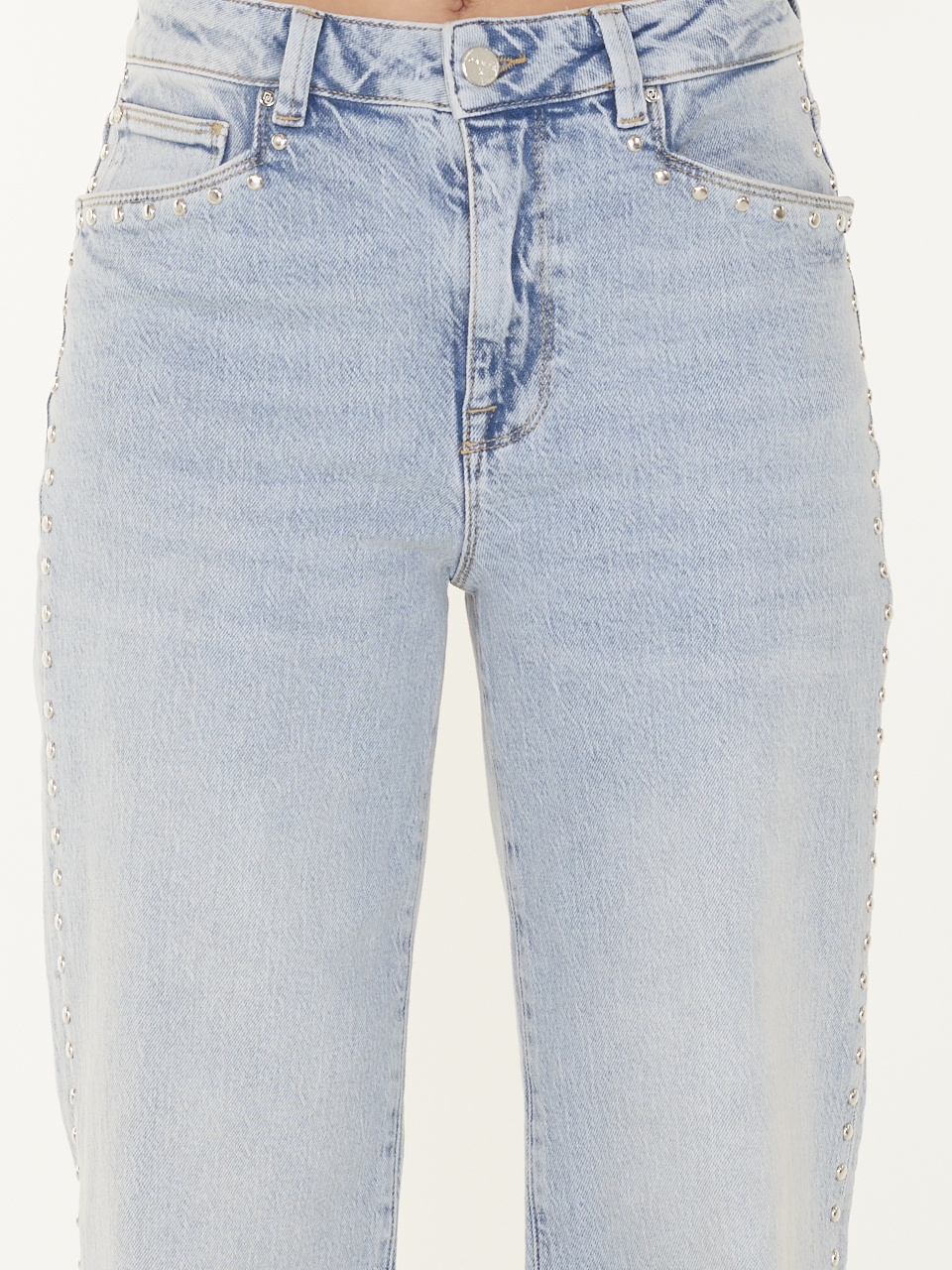 JEANS BELLA STUDDED WIDE LEG