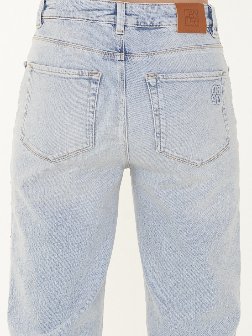 JEANS BELLA STUDDED WIDE LEG