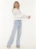 JEANS BELLA STUDDED WIDE LEG