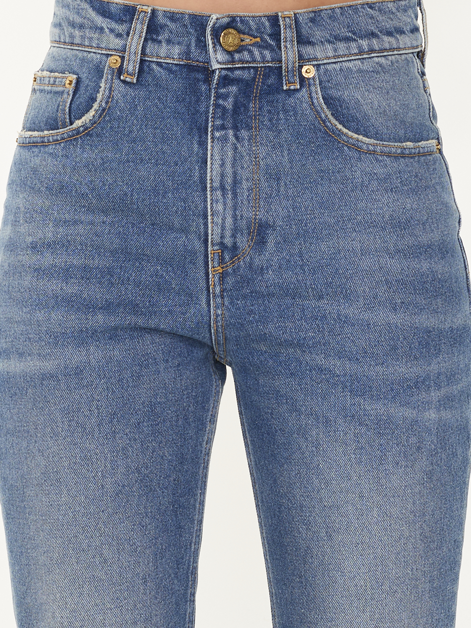 JEANS GOLDEN W'S CROPPED FLARE