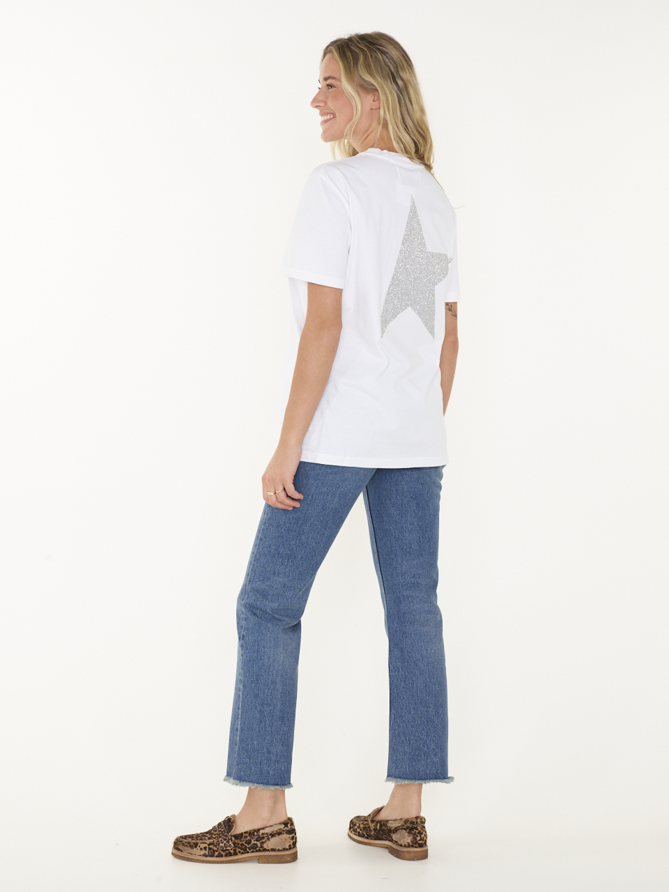 JEANS GOLDEN W'S CROPPED FLARE
