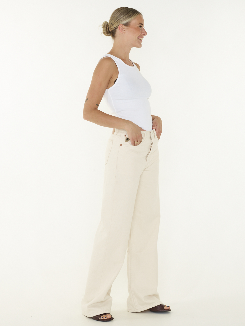 JEANS LINDSAY PALAZZO