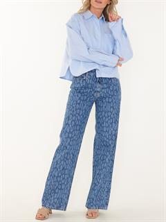 JEANS NUIT LEOPARD WIDE LEG
