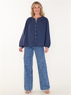 JEANS NUIT LEOPARD WIDE LEG