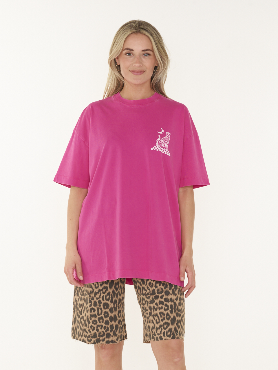 JORT LOOSE FIT LEOPARD
