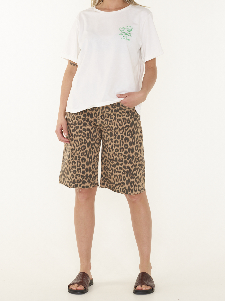 JORT LOOSE FIT LEOPARD