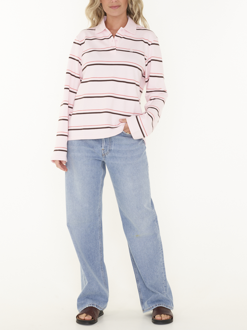 LONGSLEEVE LOVELLA STRIPED POLO