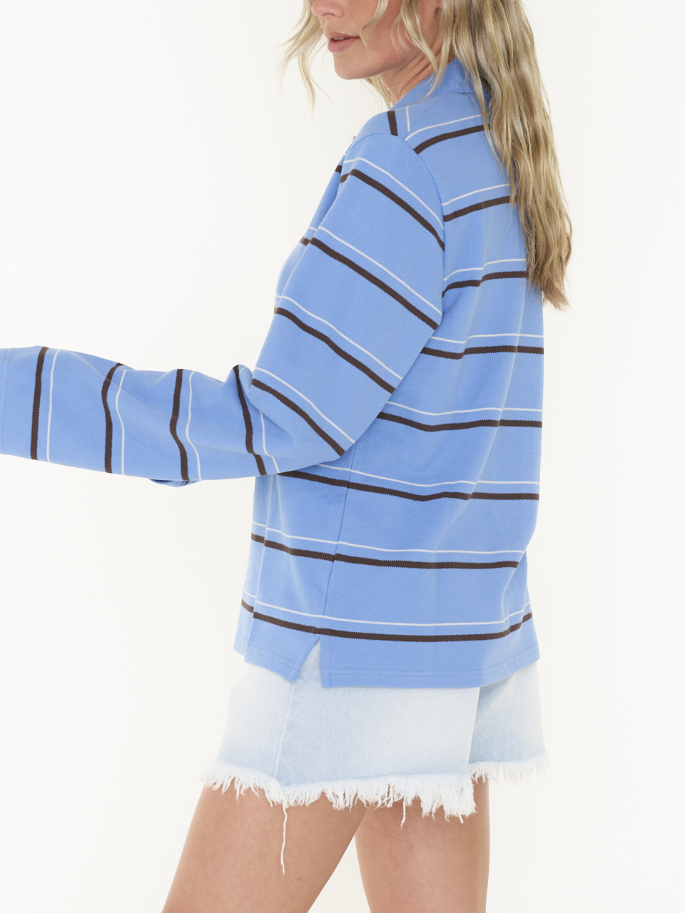 LONGSLEEVE LOVELLA STRIPED POLO