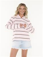 LONGSLEEVE LOVELLA STRIPED POLO
