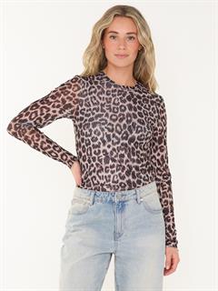 LONGSLEEVE MESH LEOPARD