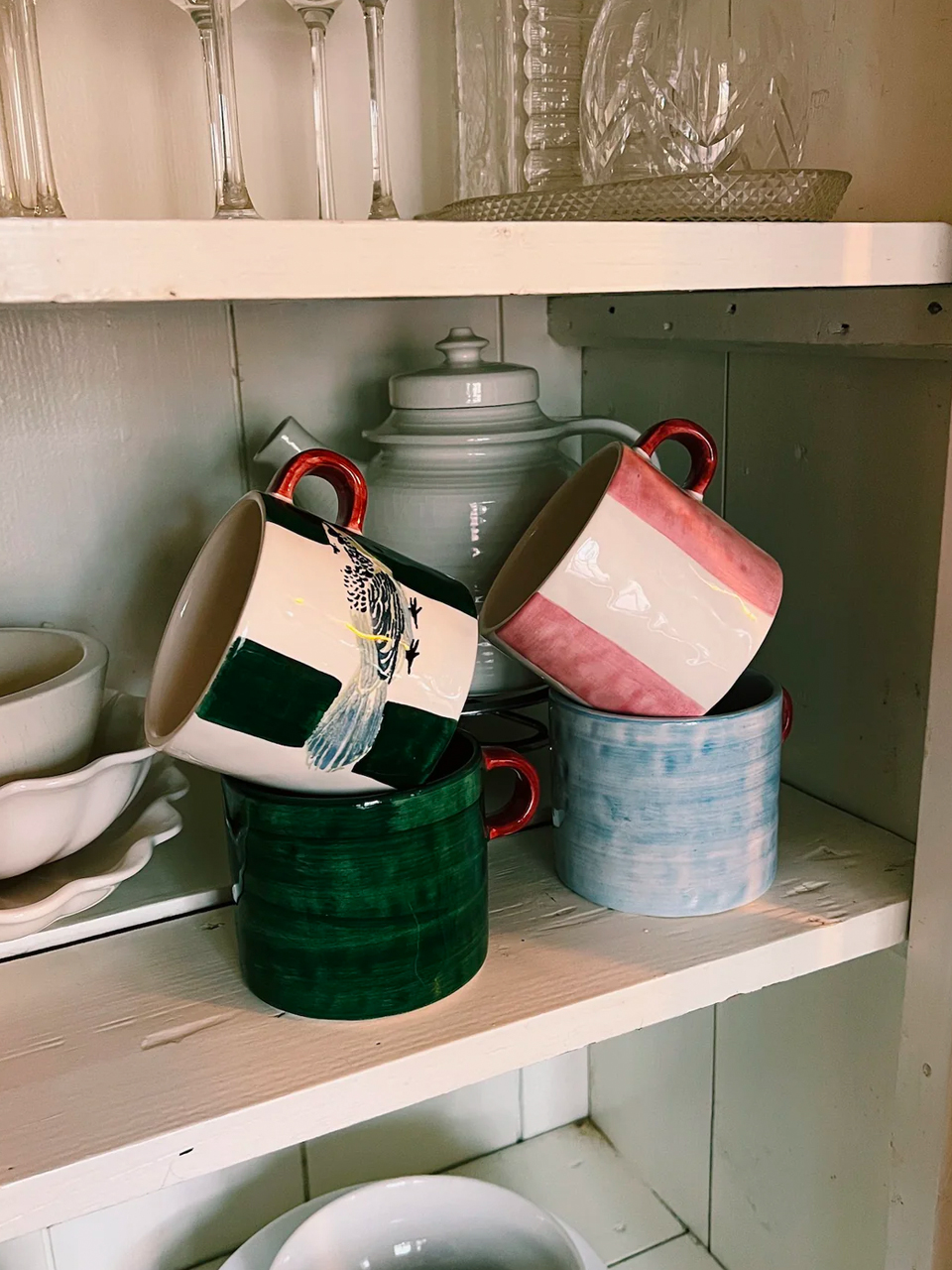 MUG STRIPED POSY
