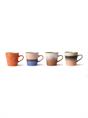 MUGS 70'CERAMICS AMERICANO SET OF 4