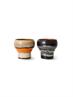 MUGS 70S CERAMICS LUNGO BASALT SET OF 2