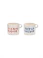 MUGS BONJOUR SET OF 2