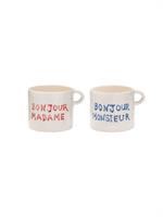 MUGS BONJOUR SET OF 2