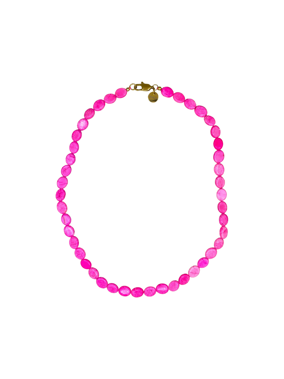 NECKLACE CHARLIE PINK 42CM