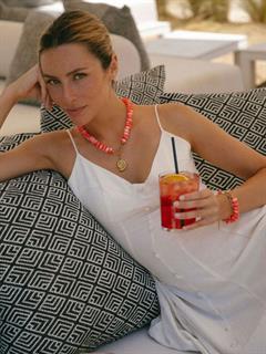 NECKLACE CORAL CAPRI