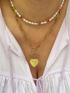 NECKLACE DAISY DROP