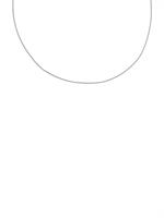 NECKLACE GOURMET PLAIN SILVER