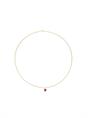 NECKLACE HEART BEAT GOLD PLATED