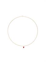 NECKLACE HEART BEAT GOLD PLATED