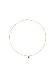 NECKLACE HEART BEAT GOLD PLATED