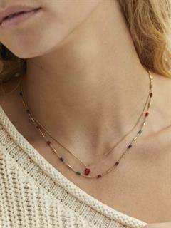 NECKLACE HEART BEAT GOLD PLATED