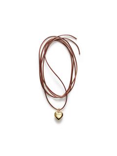NECKLACE HEART ON A STRING GOLD