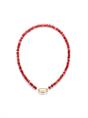 NECKLACE RIVIERA RED