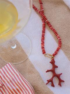 NECKLACE RIVIERA RED