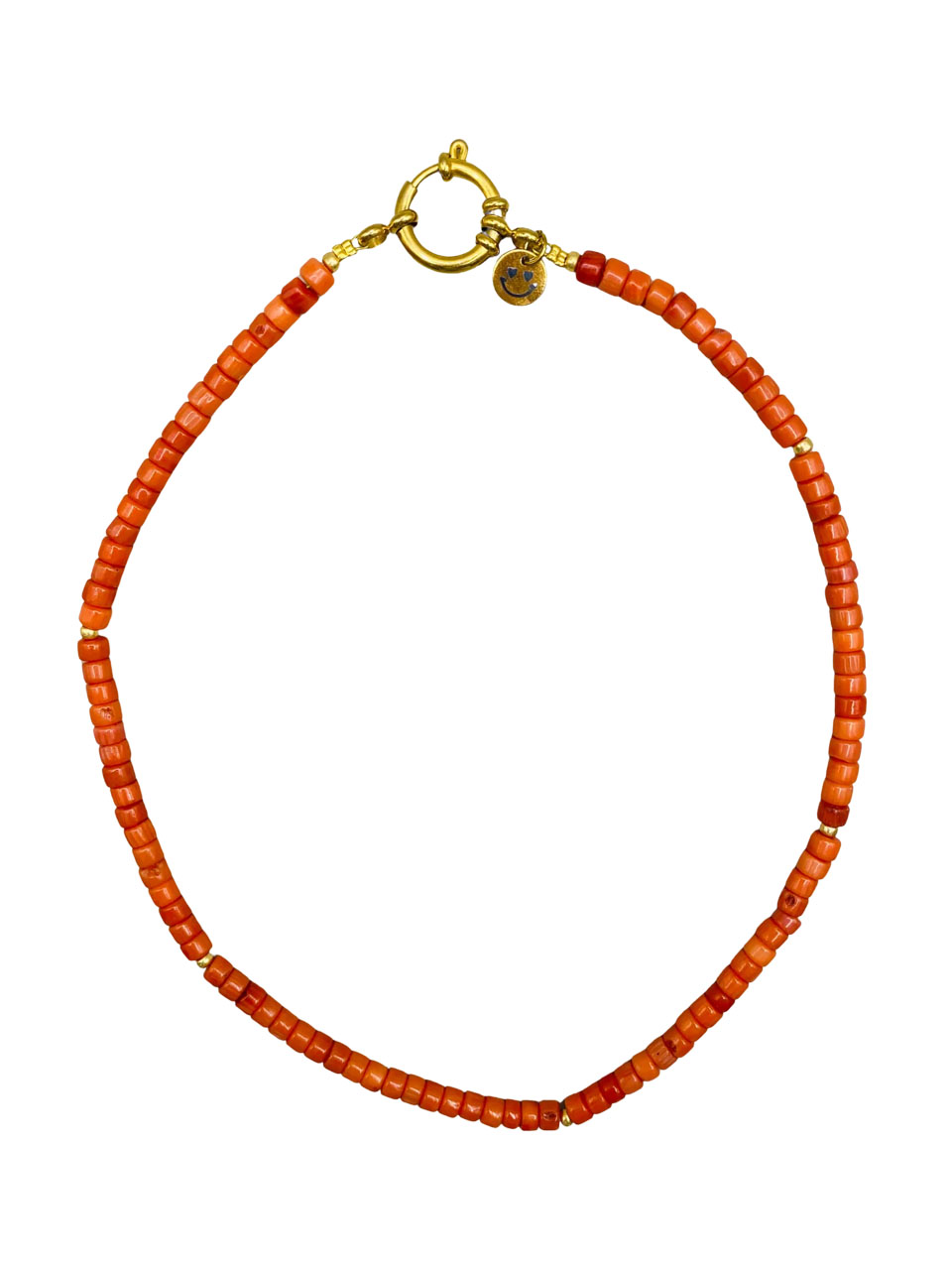 NECKLACE TOMMY ORANGE GOLD