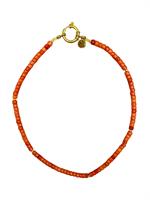 NECKLACE TOMMY ORANGE GOLD