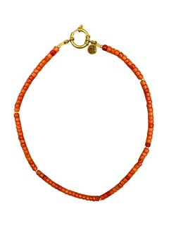 NECKLACE TOMMY ORANGE GOLD