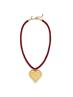 NECKLACE TWIST OF LOVE RED