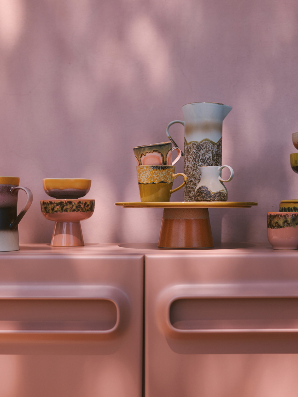 PLATEAU 70S CERAMICS PAPAYA