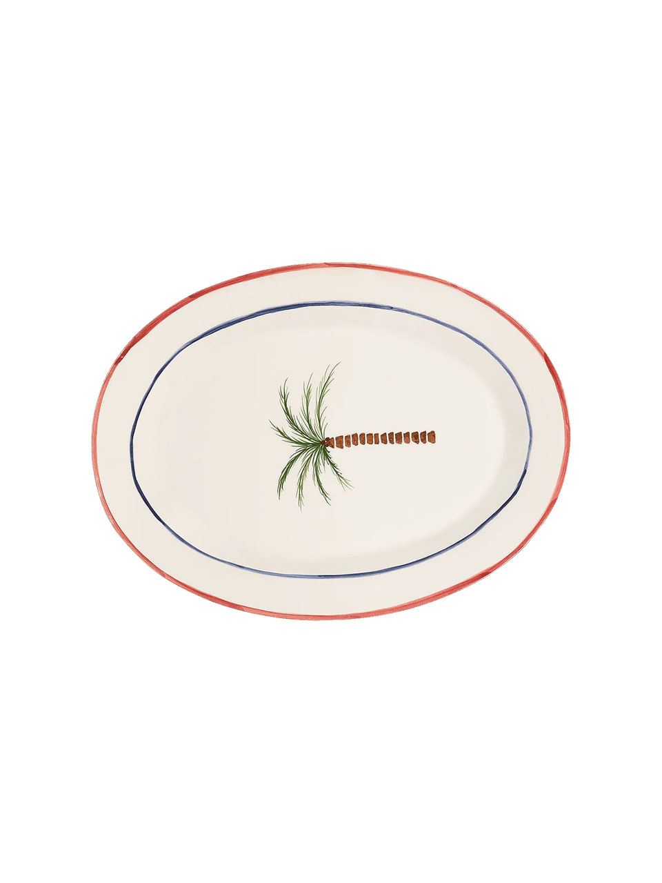 PLATTER PALM TREE SERVING