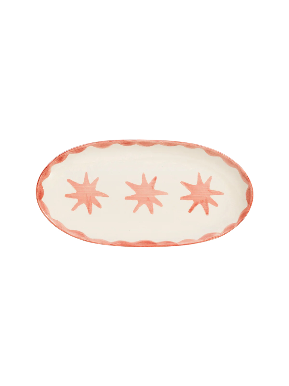 PLATTER RADIANT STAR SERVING PINK
