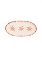 PLATTER RADIANT STAR SERVING PINK